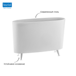 Подставка для журналов milano, светло-серая