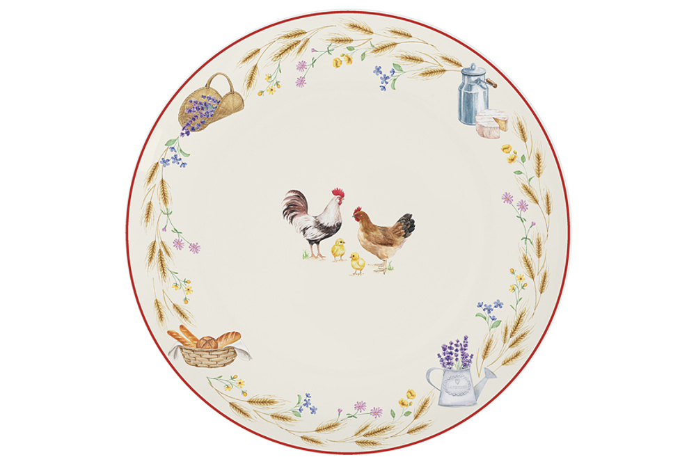 Тарелка обеденная Country Life, 27 см