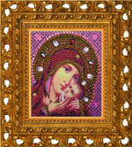 И-8 Набор для вышивания хрустальными камнями Богородица "Касперовская"