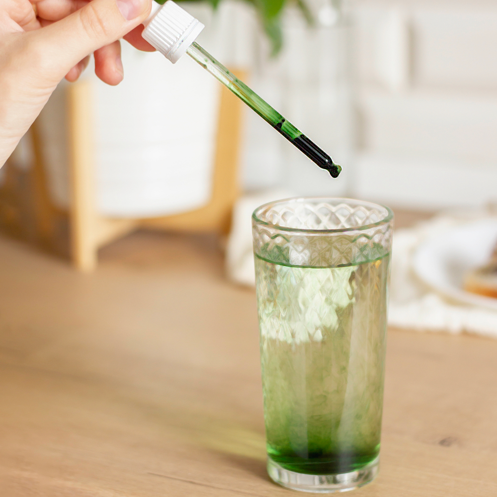 CHLOROPHYLL Energy Booster Хлорофилл из листьев белой шелковицы с перечной мятой, 100 мл