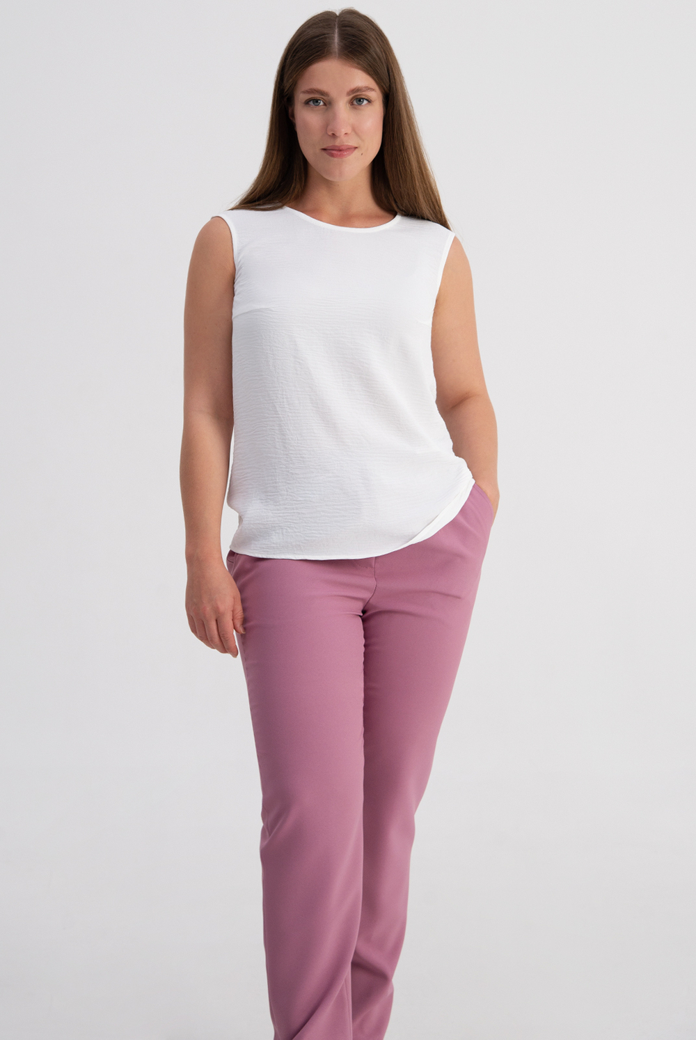 Брюки женские 2757АПВ, пепельная роза #513ПР022757АПВ