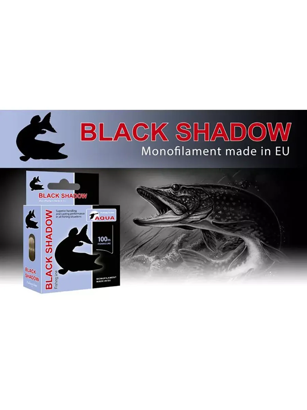 леска рыболовная Black Shadow 0,20mm 100m ( 6 штук )