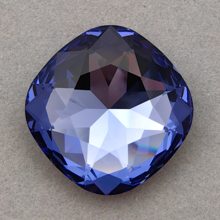 Swarovski 4487 Large Cushion Square FS, Tanzanite F