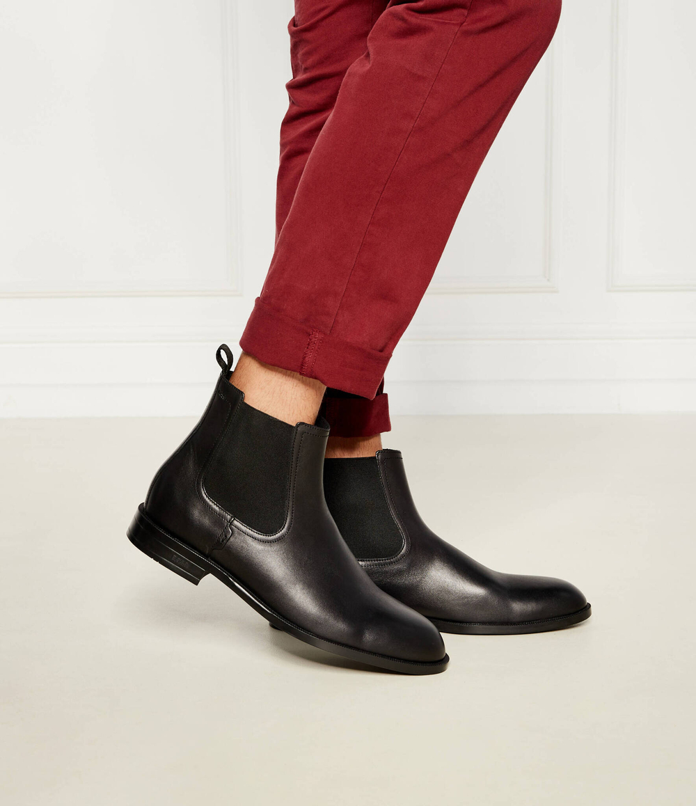 Кожаные челси tayil_cheb_lt BOSS BLACK - черный(50523068)