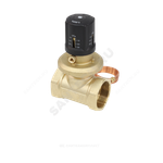 Клапан балансировочный автомат латунь 3380H Ду 15 G1/2" Ру16 Тмакс=120 оС ВР 5-30 кПа Kvs=1.16м3/ч без ниппелей Benarmo