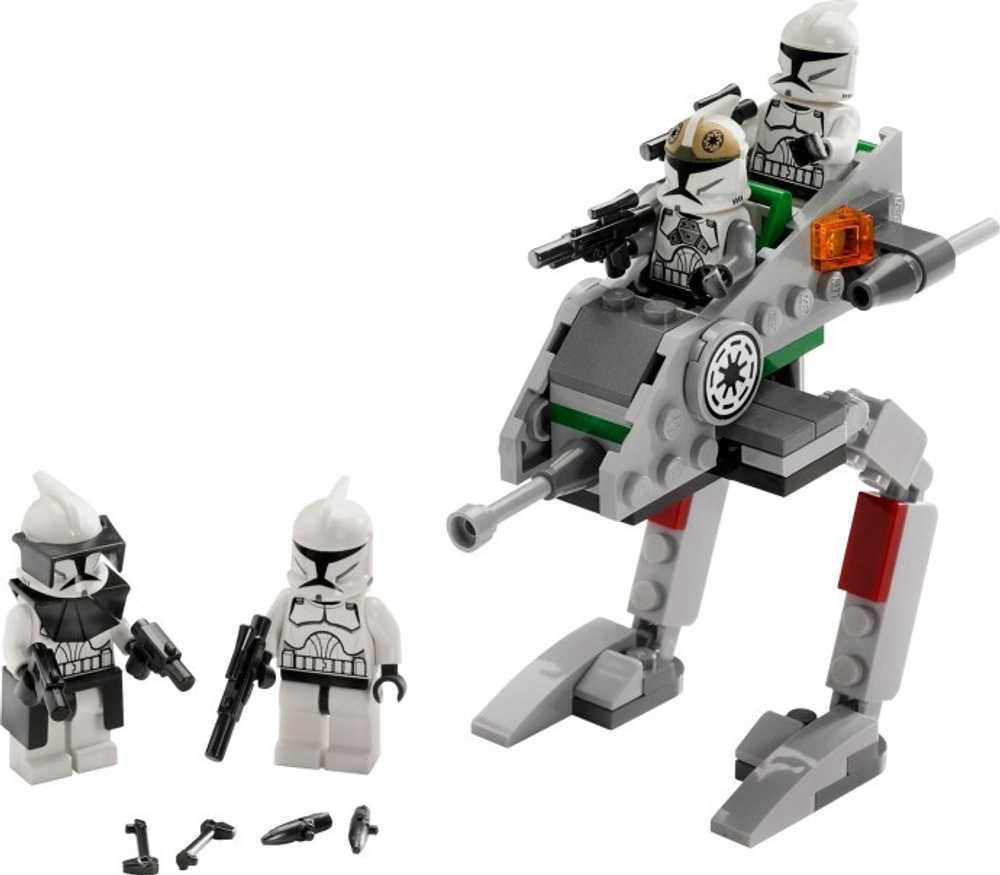 Конструктор LEGO Star Wars 8014 Боевой комплект Clone Walker (Шагающие роботы-клоны)