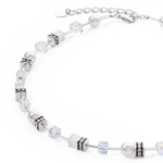 Колье Coeur de Lion White-Silver 4081/10-1417