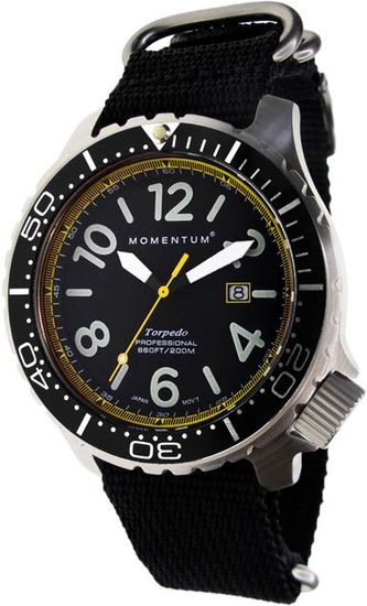 Канадские часы Momentum TORPEDO  BLAST Yellow сапфир 1M-DV74YS7B