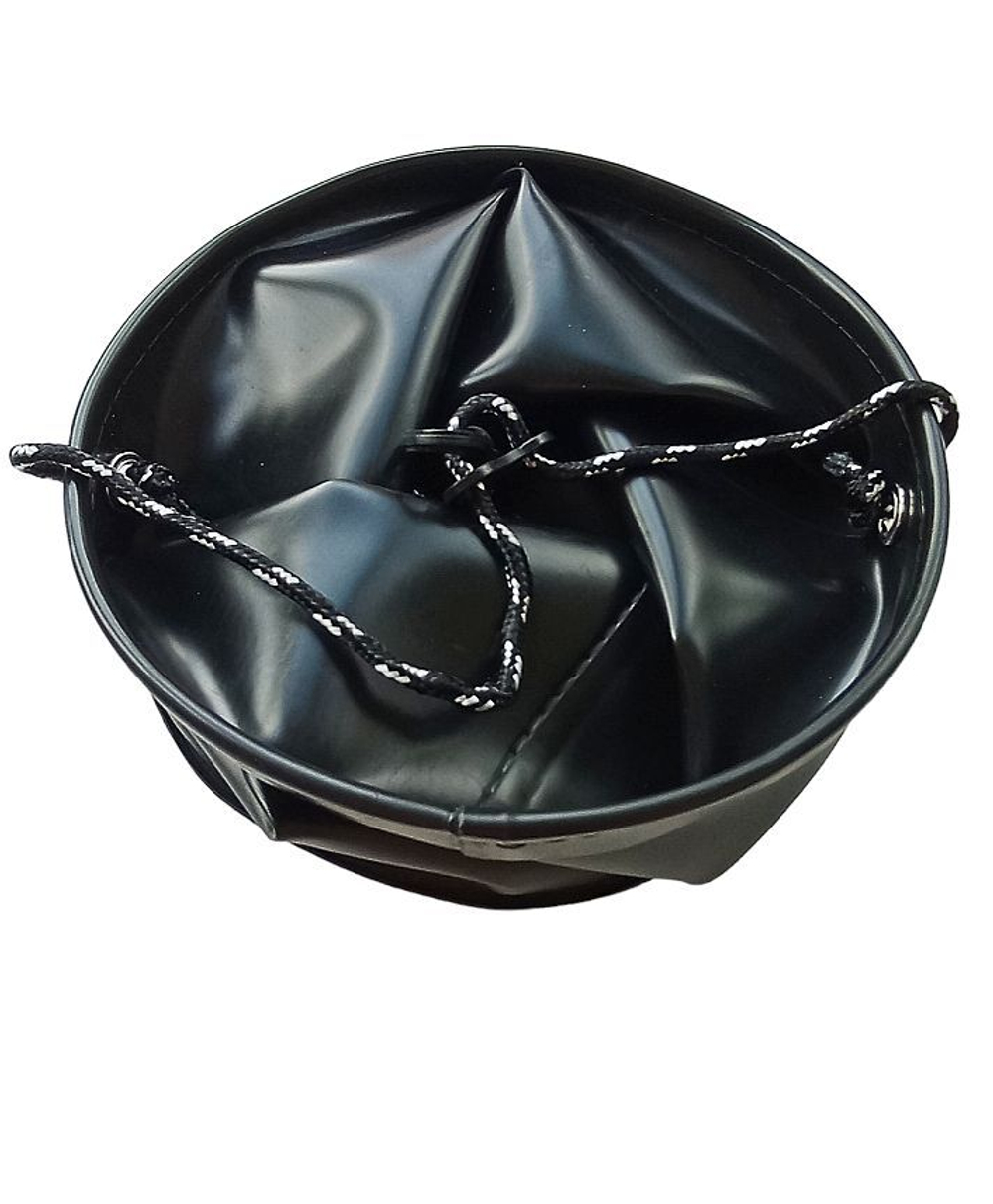 Ведро для воды и прикормки (складное) Kaida 9 л диаметр 24 см высота 23 см