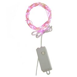 GAEM Электрогирлянда L1055 W0,1 H0,1 см (100 фиолетовых LED, 8 реж свеч,серебр шнур, 3 W)