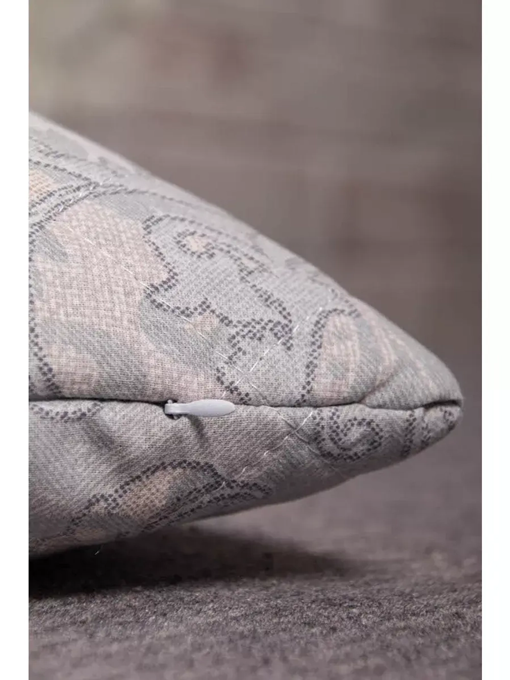 Наволочка (чехол на подушку) лен 50х70 стеганная