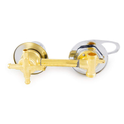 Смеситель для душевой кабины с переключателем на 4 режима 120мм под хомут