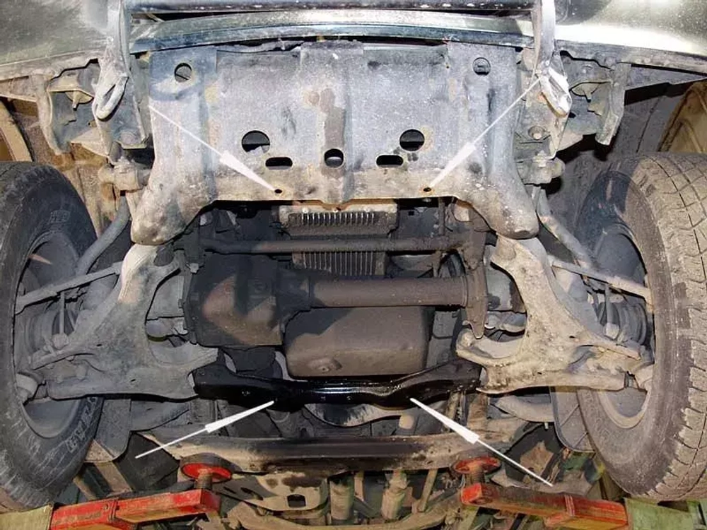 Защита картера и КПП Sheriff для Opel Frontera A 1991-1998 арт.16.0718
