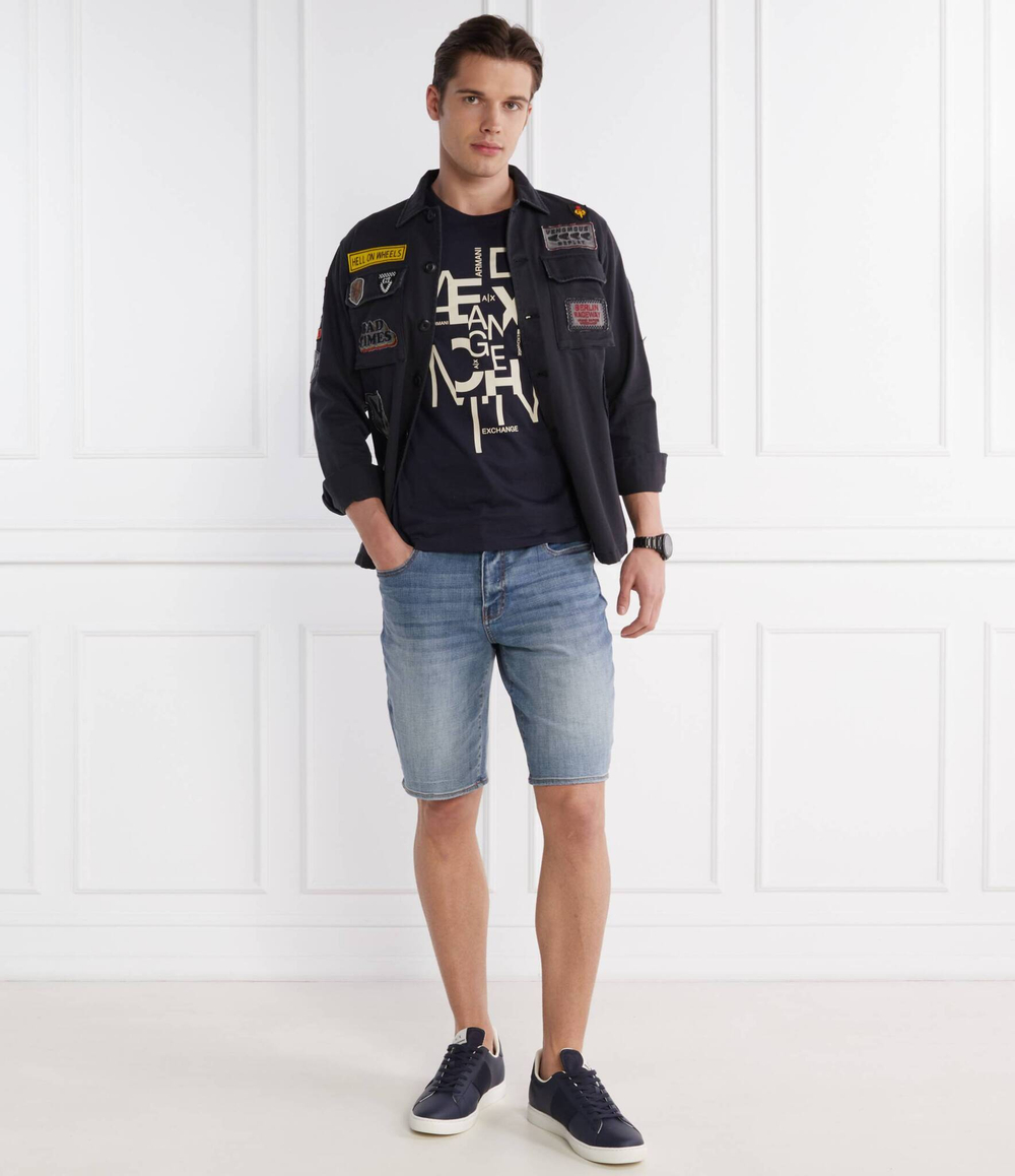 Футболка Armani Exchange - темно-синий(3DZTAA ZJA5Z)