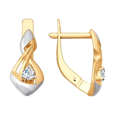 Серьги Au 585 (028078)