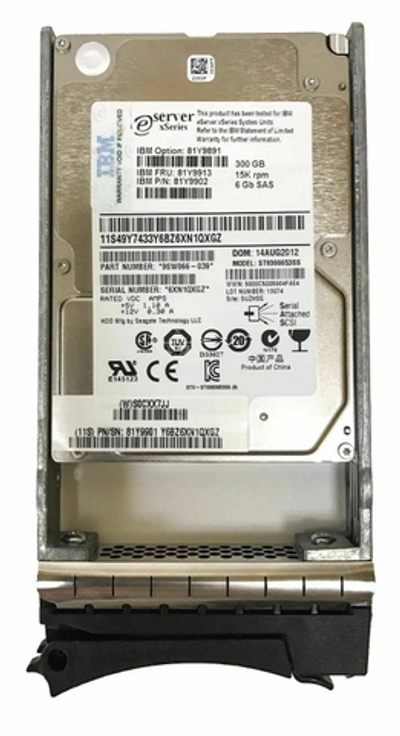 Жесткий диск IBM 300GB SAS 15K 81Y9891