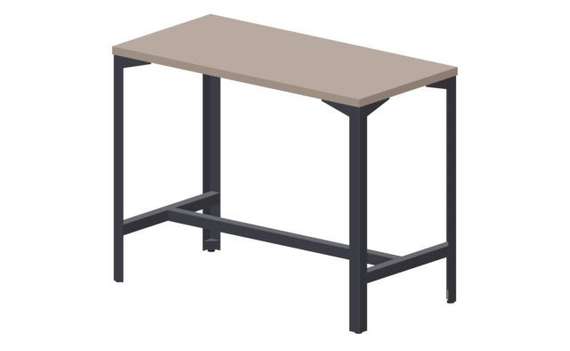 Высокий стол 138х68х106см, столешница 3,6см