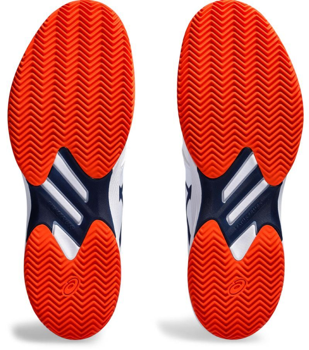 Мужские кроссовки теннисные Asics Solution Swift FF Clay - белый