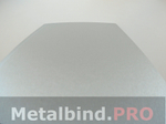 Твердые обложки O.HARD COVER TECHNO A4+ (портрет) 304x212 mm с покрытием TECHNO «под металл» CЕРЕБРО и ЗОЛОТО