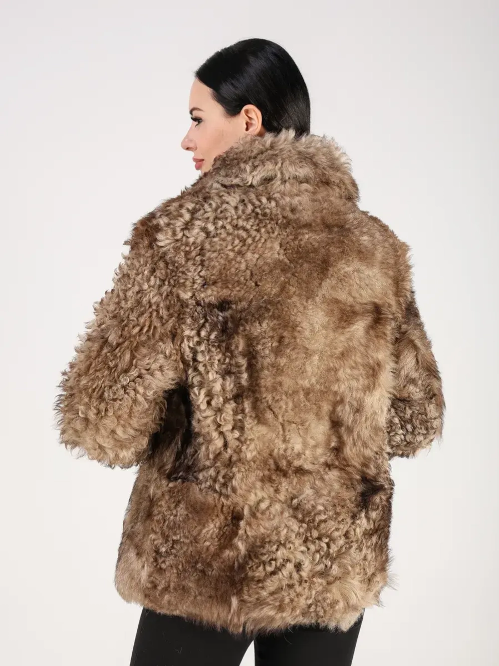 Дубленка зимняя шуба натуральная короткая