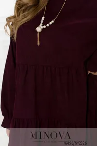 Платье 2326-бордо Minova