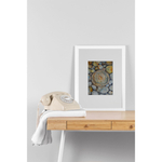 Картина авторская акварельная в паспарту 21х30 см на стену для интерьера "Тепло Коломны"