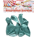 Воздушные шары «Металлик» 5шт 12»/30см зелёный