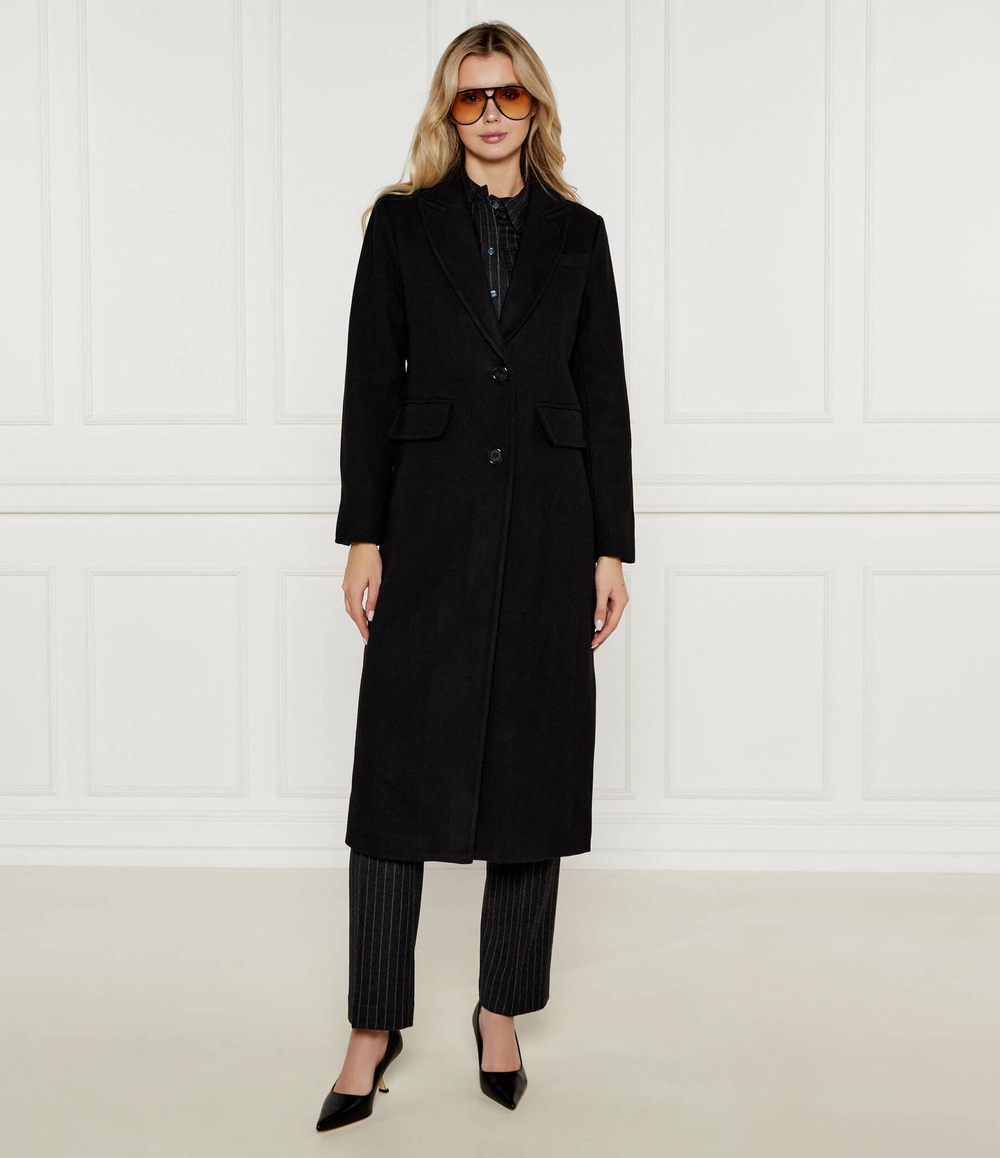 шерстяное пальто Michael Kors - черный(77B6781M12)