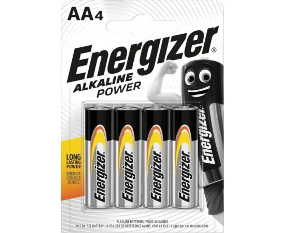 Батарейка Energizer LR6/AA Alkaline Power BL4 , 4шт.