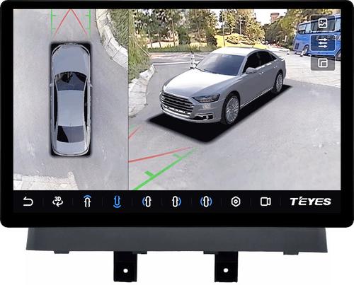 Магнитола для Changan Alsvin 3 2018+ - Teyes CC3-2K-360 монитор 13" 2K QLED на Android 10, Быстрая, CarPlay, 4G SIM-слот, 4 камеры в комплекте