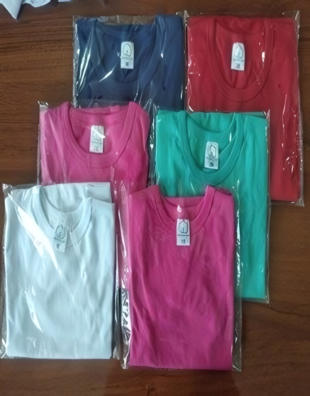 Футболка детская,однотонная, р. 122, цвет микс