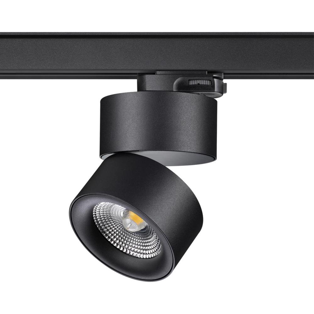 358787 PORT NT21 271 черный Трехфазный трековый светодиодный светильник IP20 LED 25W 4000K 2200Лм 100-265V GRODA