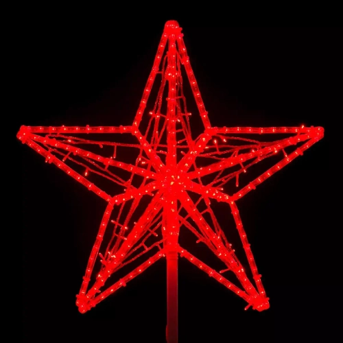 Светодиодная макушка "Кремлевская Звезда" 70 см., Красная, 220В, LTC (LC-13230)