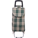 Тележка хозяйственная с сумкой (93*33*26см, колеса 16см,грузоподъемность до 30 кг.) зеленая SYD-016