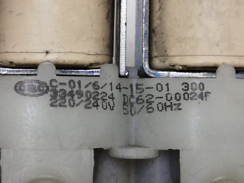 WF8590NMW9 кт113 Клапан подачи воды для стиральной машины Samsung WF8590NMW9 б/у