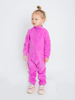 Комбинезон для девочек флис "Льдинка-4" К-85/4, р.86 фуксия (Ивашка)