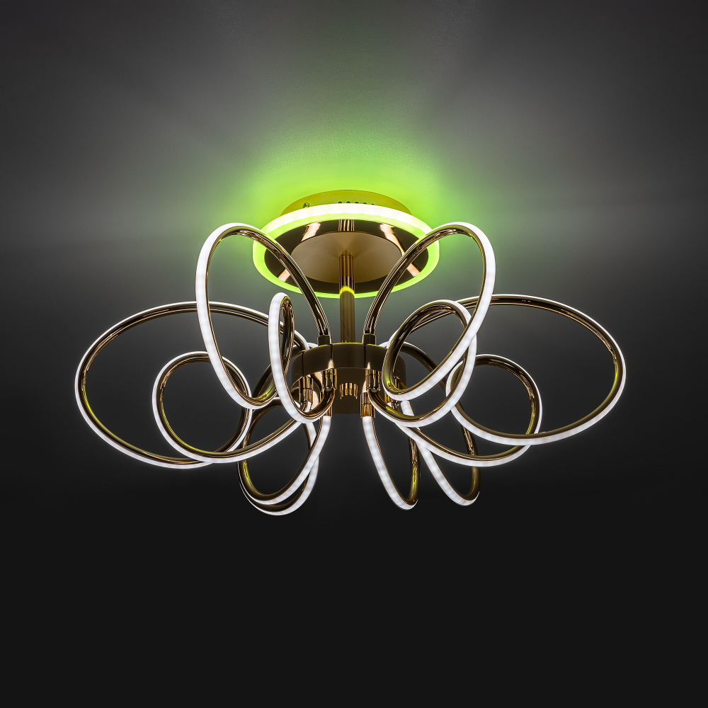 Citilux SALMA SMART CL224A162 RGB LED Умная люстра Золото