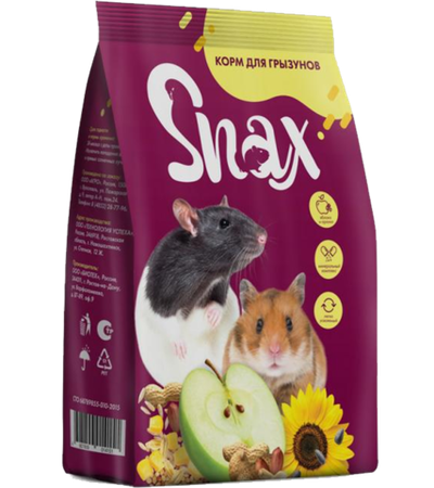Snax для всех видов грызунов 400гр.