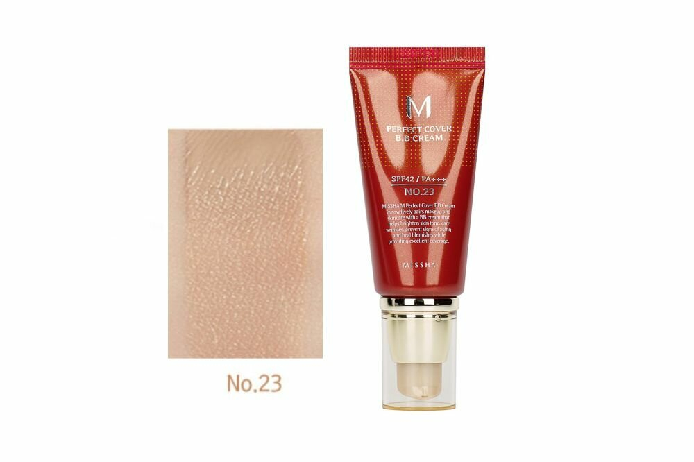 Корейский BB-крем MISSHA M  Perfect Cover BB Cream, SPF 42, 50мл (#23)