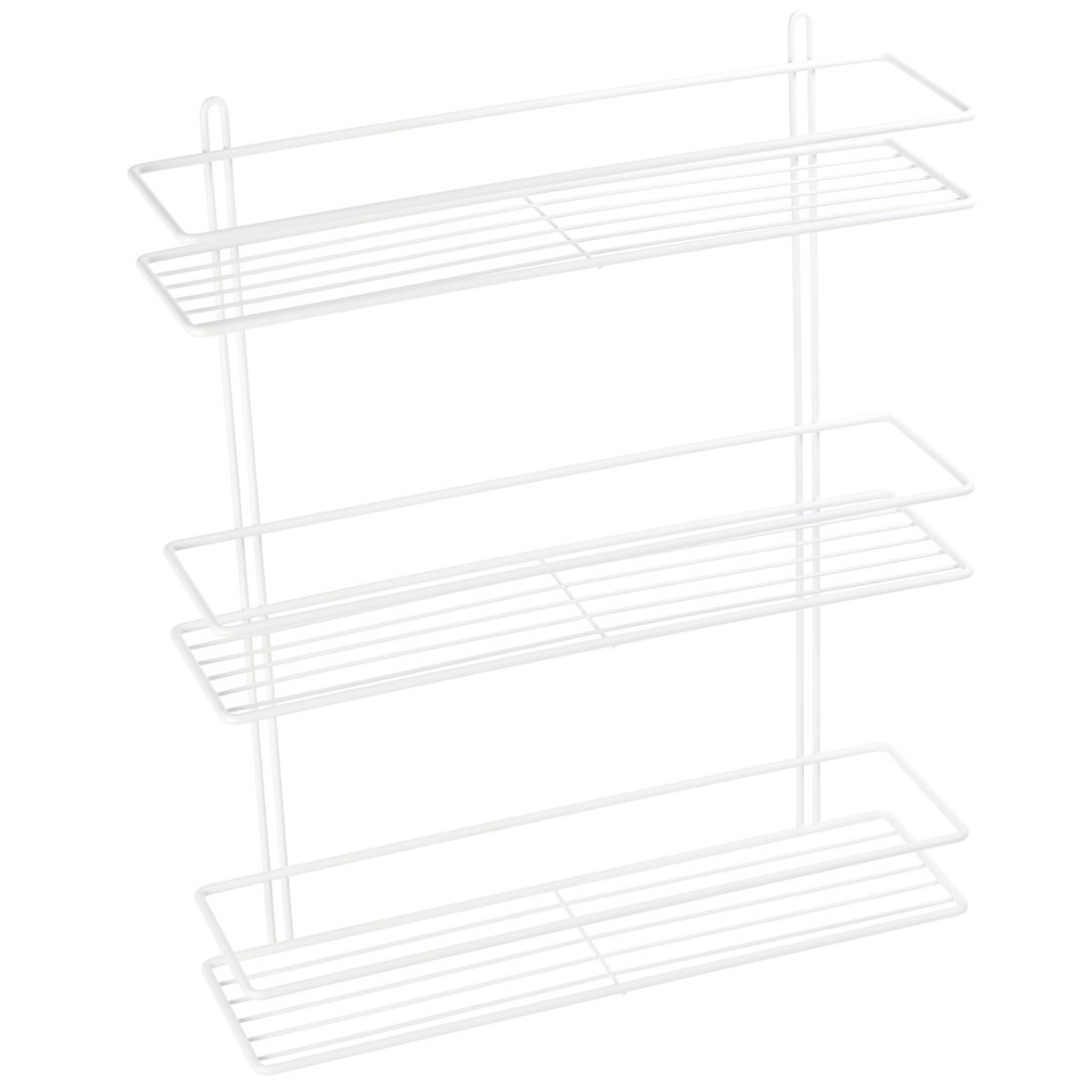 Полка прямая трехэтажная белая FX-730W-3