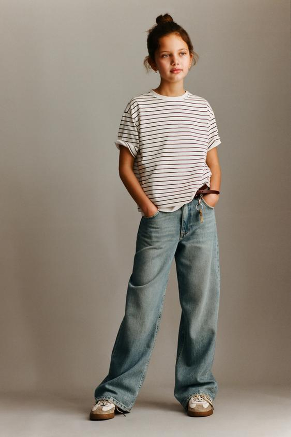 ZARA ФУТБОЛКА В ПОЛОСКУ, ПОЛОСКИ