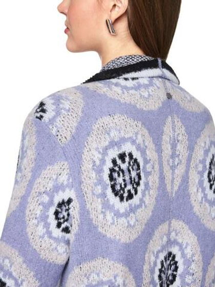 Marc Cain Пальто вязаное из смесовой шерсти