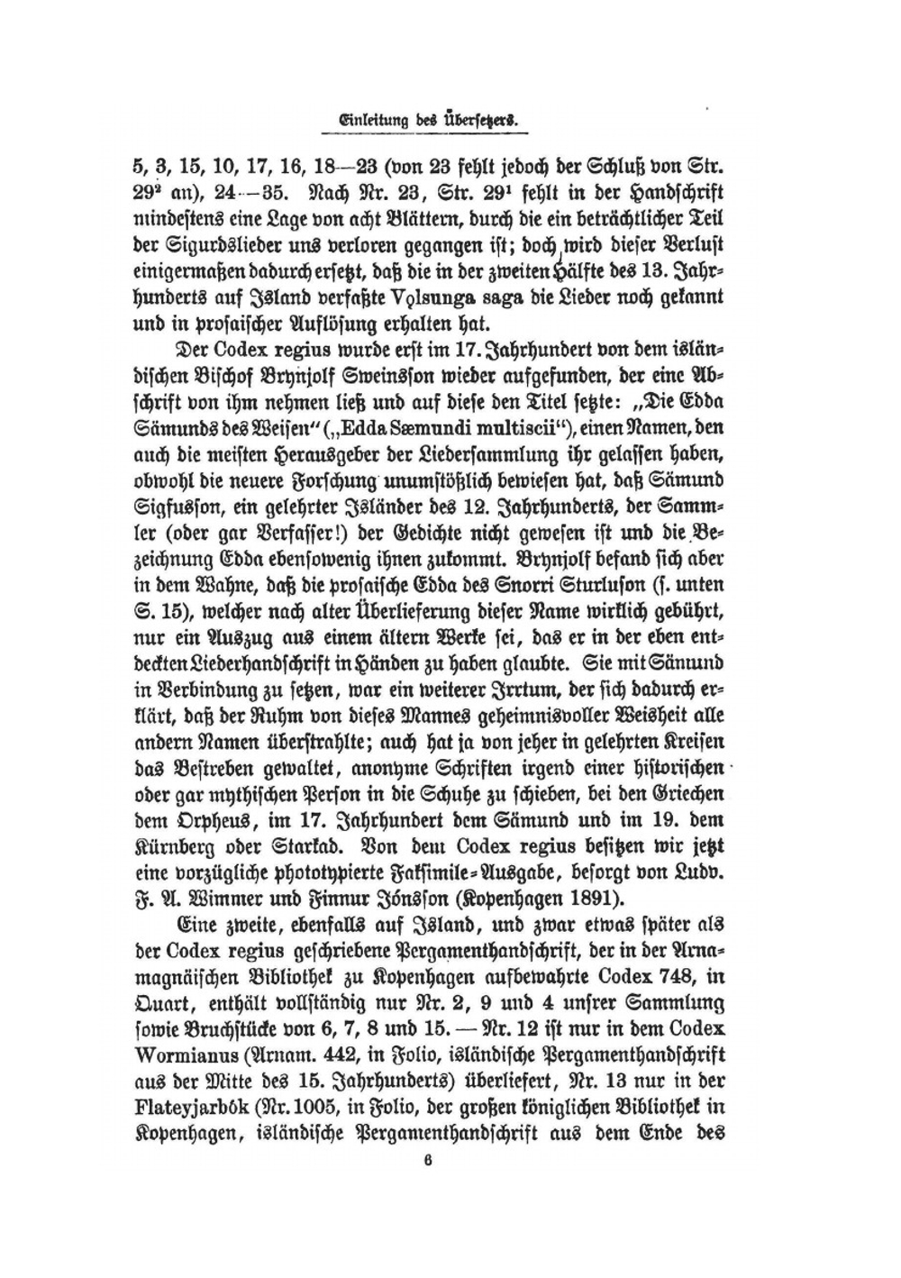 Die Edda. Die Lieder der sogenannten älteren Edda, nebst einem Anhang: Die mythischen und heroischen Erzählungen der Snorra Edda | Hugo Gering