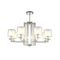 Подвесная люстра Crystal Lux Nicolas SP-PL8 Nickel/White