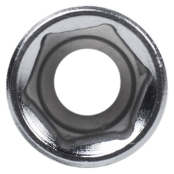 KING TONY (233509M) Головка торцевая стандартная шестигранная 1/4", 9 мм