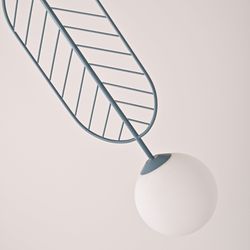 Подвесной светильник LEAF C Голубой