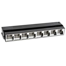 ULB-Q283 20W-4000K BLACK Светильник-прожектор светодиодный трековый. Линейный. 1600 Лм. Белый свет 4000К. Корпус черный. ТМ Volpe
