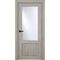 Цена на Межкомнатная дверь экошпон Классик 2 неаполь дымчатый остеклённая Купить Межкомнатная дверь экошпон Классик 2 неаполь дымчатый остеклённая