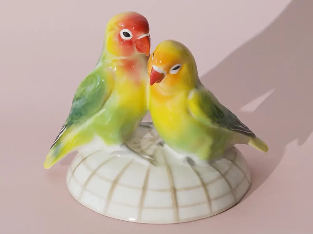 Скульптура форма Неразлучники, рисунок Тропические, арт. 82.47415.00.1