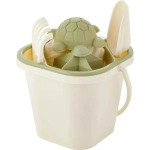 Набор песочный Lalababy for Green Republic (ведерко, сито, совочек, грабельки, 4 формочки)